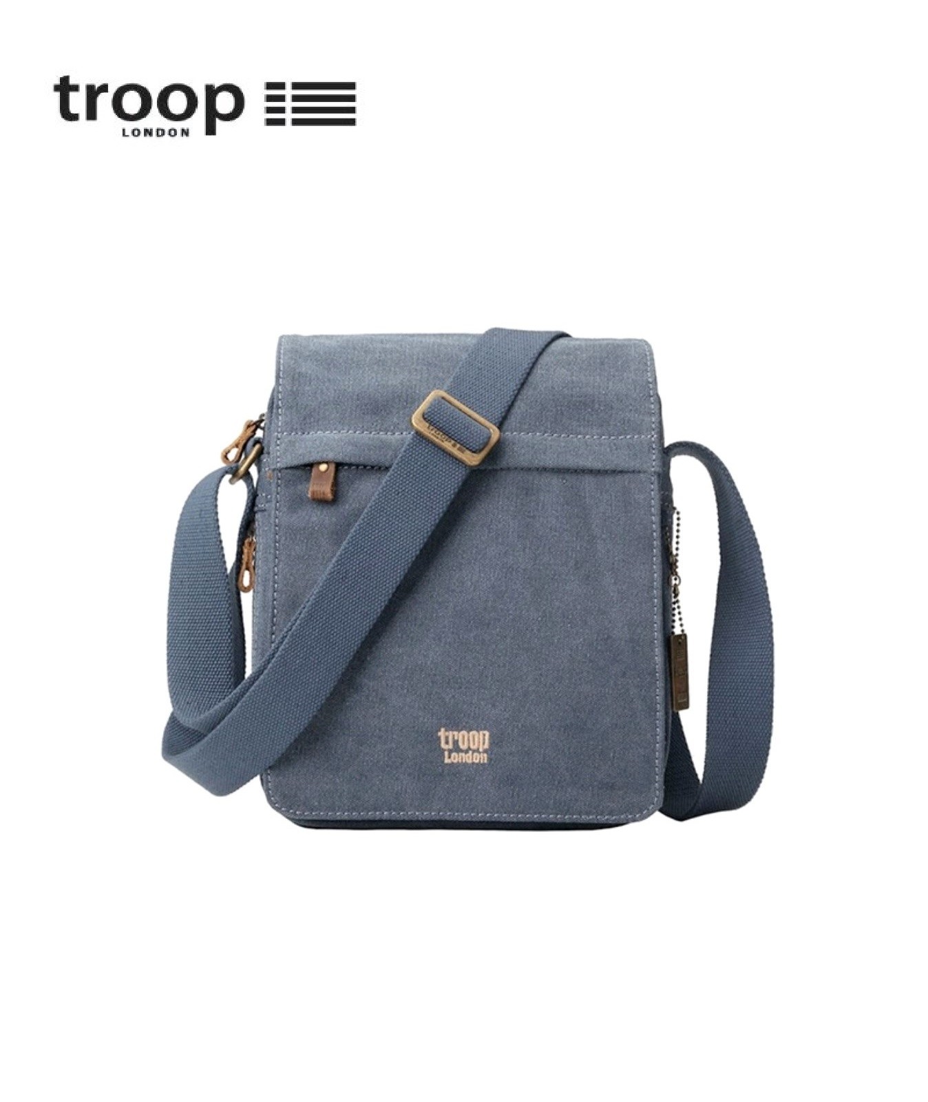 TRP0242 TROOP LONDON CLASSIC CANVAS ACROSS BODY BAG